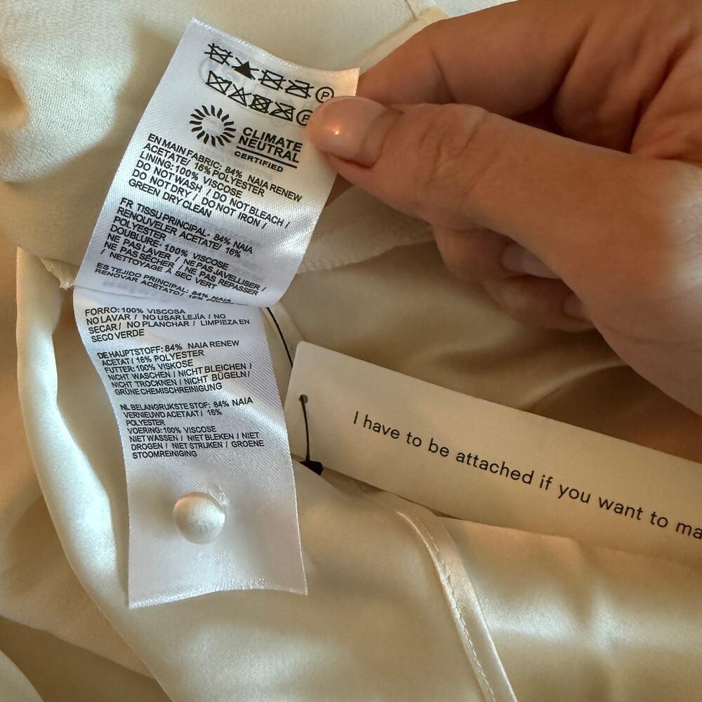 Reformation Roy Satin Dress - Picture 6 of 7